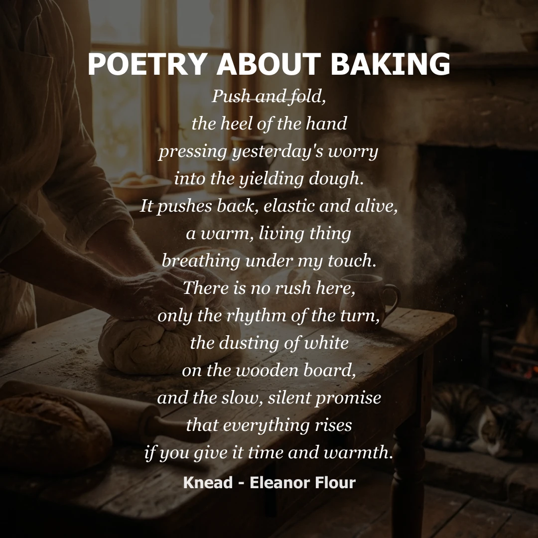 Poetry about Poetry About Baking - Social Card
