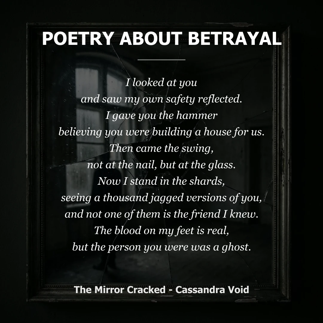 Poetry about Poetry About Betrayal - Social Card