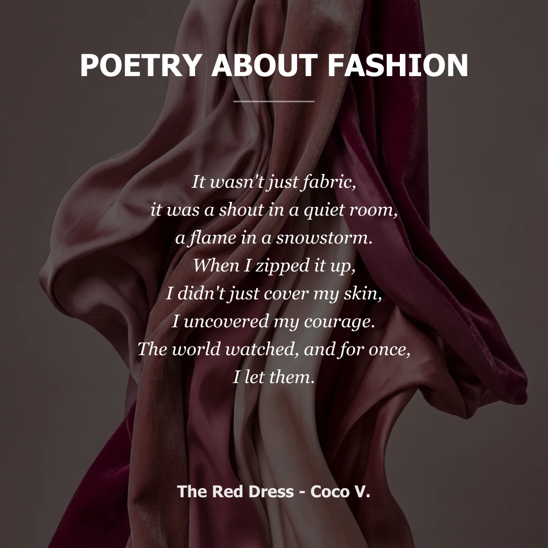 Poetry about Poetry About Fashion - Social Card
