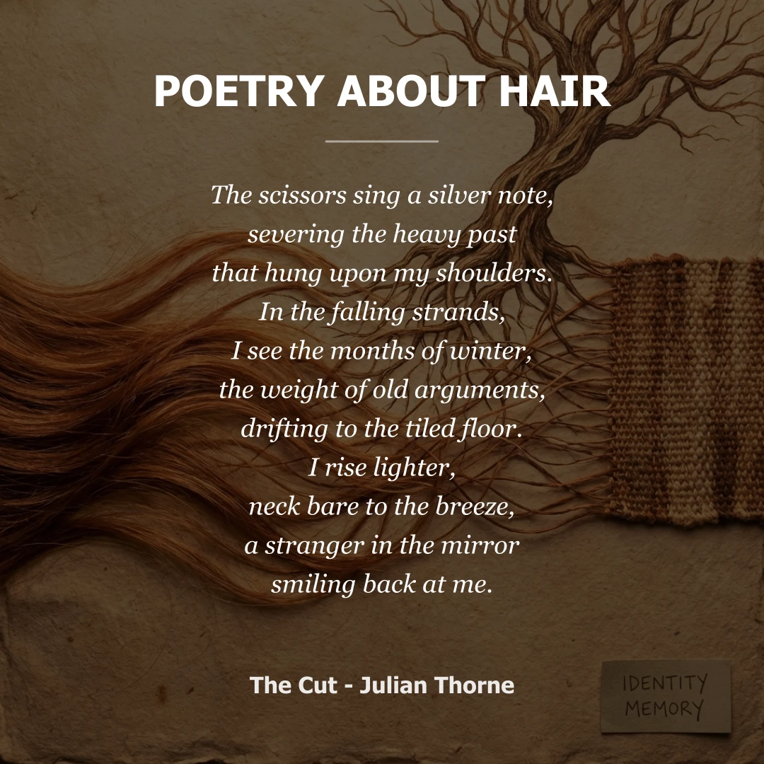 Poetry about Poetry About Hair - Social Card
