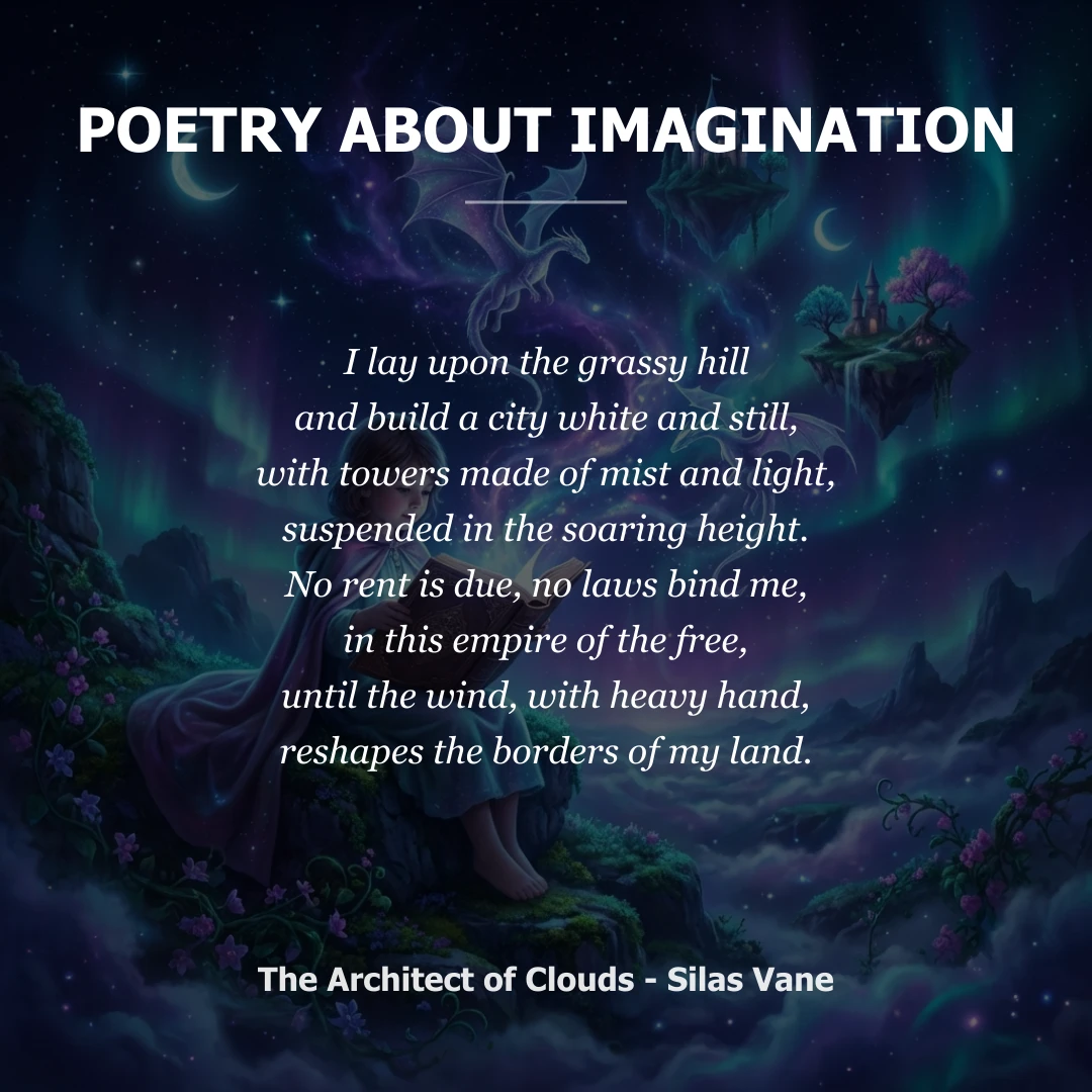 Poetry about Poetry About Imagination - Social Card