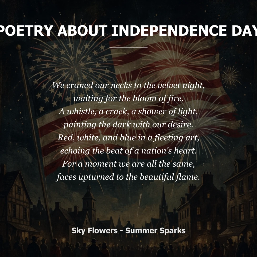 Poetry about Poetry About Independence Day - Social Card