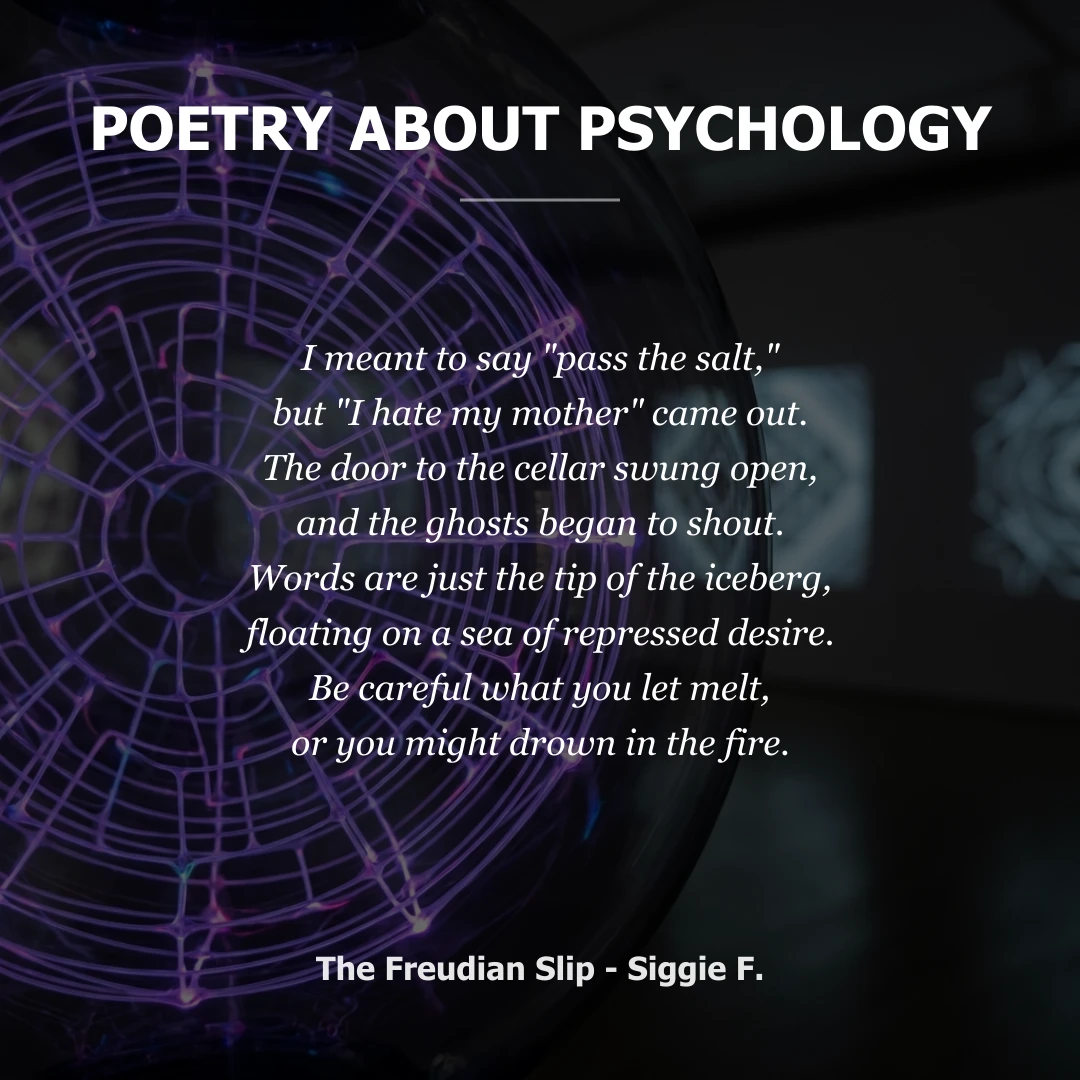 Poetry about Poetry About Psychology - Social Card